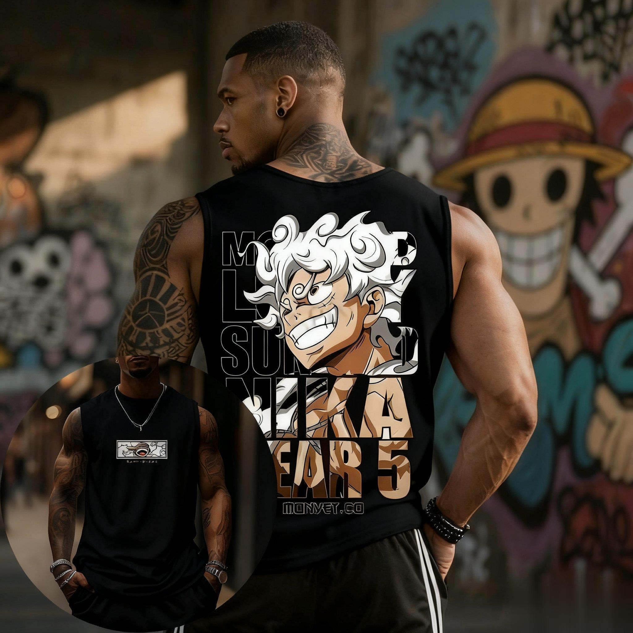 One Piece Rufy Gear 5 Canotta  - Streetwear Brand Japan recensione e prezzo